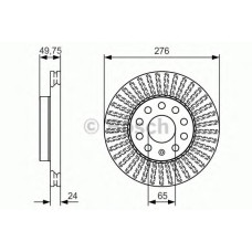 Гальмівний диск BOSCH 0 986 479 C47