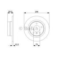 Гальмівний диск BOSCH 0 986 479 C55