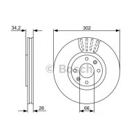 Гальмівний диск BOSCH 0 986 479 C72