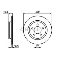 Гальмівний диск BOSCH 0 986 479 C79