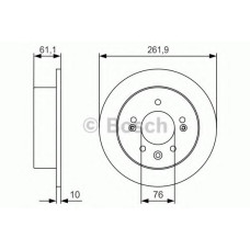 Гальмівний диск BOSCH 0 986 479 R09
