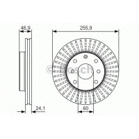 Гальмівний диск BOSCH 0 986 479 R70
