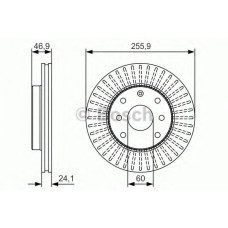 Гальмівний диск BOSCH 0 986 479 R70