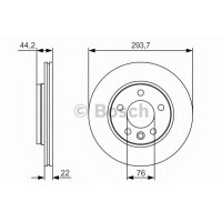 Гальмівний диск BOSCH 0 986 479 S06