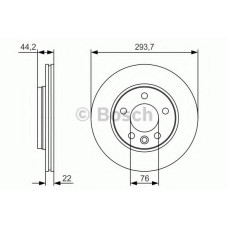 Гальмівний диск BOSCH 0 986 479 S06