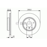 Гальмівний диск BOSCH 0 986 479 S32