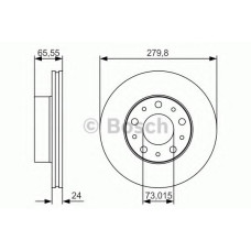 Гальмівний диск BOSCH 0 986 479 S70