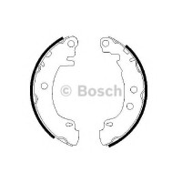 Комплект гальмівних колодок BOSCH 0 986 487 550