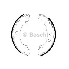 Комплект гальмівних колодок BOSCH 0 986 487 550