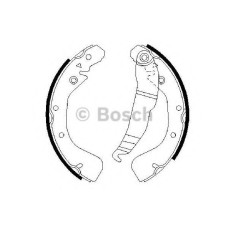 Комплект гальмівних колодок BOSCH 0 986 487 554