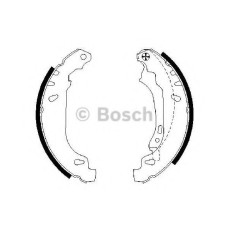 Комплект гальмівних колодок BOSCH 0 986 487 556