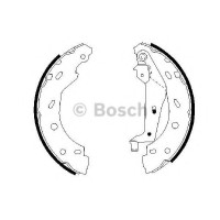Комплект гальмівних колодок BOSCH 0 986 487 600