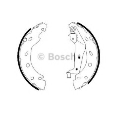Комплект гальмівних колодок BOSCH 0 986 487 600