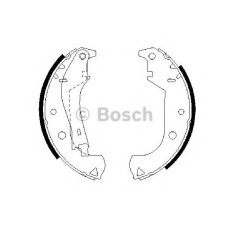 Комплект гальмівних колодок BOSCH 0 986 487 626