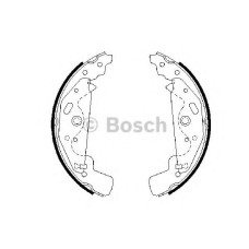 Комплект гальмівних колодок BOSCH 0 986 487 643