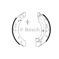 Комплект гальмівних колодок BOSCH 0 986 487 664