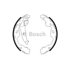 Комплект гальмівних колодок BOSCH 0 986 487 665