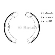 Комплект гальмівних колодок, стоянкова гальмівна система BOSCH 0 986 487 666