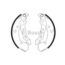 Комплект гальмівних колодок BOSCH 0 986 487 668