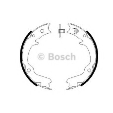 Комплект гальмівних колодок, стоянкова гальмівна система BOSCH 0 986 487 681