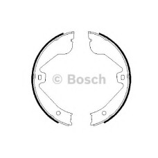 Комплект гальмівних колодок, стоянкова гальмівна система BOSCH 0 986 487 705
