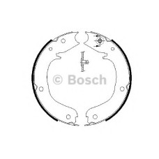 Комплект гальмівних колодок, стоянкова гальмівна система BOSCH 0 986 487 710