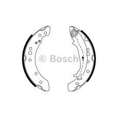 Комплект гальмівних колодок BOSCH 0 986 487 746