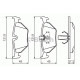 Комплект гальмівних колодок, дискове гальмо BOSCH 0 986 494 009