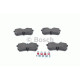 Комплект гальмівних колодок, дискове гальмо BOSCH 0 986 494 011