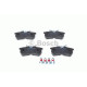 Комплект гальмівних колодок, дискове гальмо BOSCH 0 986 494 011