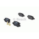 Комплект гальмівних колодок, дискове гальмо BOSCH 0 986 494 023
