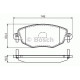 Комплект гальмівних колодок, дискове гальмо BOSCH 0 986 494 026