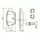 Комплект гальмівних колодок, дискове гальмо BOSCH 0 986 494 030