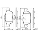 Комплект гальмівних колодок, дискове гальмо BOSCH 0 986 494 033
