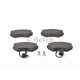 Комплект гальмівних колодок, дискове гальмо BOSCH 0 986 494 042