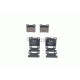 Комплект гальмівних колодок, дискове гальмо BOSCH 0 986 494 055