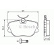 Комплект гальмівних колодок, дискове гальмо BOSCH 0 986 494 058