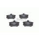Комплект гальмівних колодок, дискове гальмо BOSCH 0 986 494 059