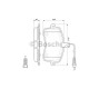 Комплект гальмівних колодок, дискове гальмо BOSCH 0 986 494 097