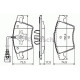 Комплект гальмівних колодок, дискове гальмо BOSCH 0 986 494 107