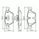 Комплект гальмівних колодок, дискове гальмо BOSCH 0 986 494 118