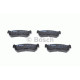 Комплект гальмівних колодок, дискове гальмо BOSCH 0 986 494 133