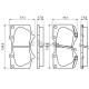 Комплект гальмівних колодок, дискове гальмо BOSCH 0 986 494 153