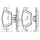 Комплект гальмівних колодок, дискове гальмо BOSCH 0 986 494 158