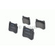 Комплект гальмівних колодок, дискове гальмо BOSCH 0 986 494 166