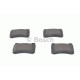 Комплект гальмівних колодок, дискове гальмо BOSCH 0 986 494 166