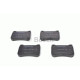 Комплект гальмівних колодок, дискове гальмо BOSCH 0 986 494 166