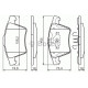 Комплект гальмівних колодок, дискове гальмо BOSCH 0 986 494 203