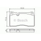 Комплект гальмівних колодок, дискове гальмо BOSCH 0 986 494 207