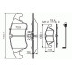Комплект гальмівних колодок, дискове гальмо BOSCH 0 986 494 259
